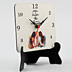 Mother Daughter Forever Together Table Clock
