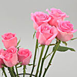 Blissful Roses & Lilies Vase Arrangement