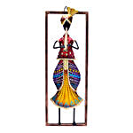 Wall Mounted Musician Playing Flute Frame Figurine