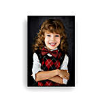 Personalised Blissful Memories Portrait Canvas Frame
