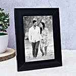 Personalised Black Wooden Table Top Photo Frame