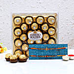 Shree Rakhi Set and Ferrero Rocher