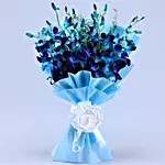 Mesmerising Blue Orchids Bouquet