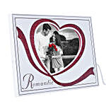 Personalised Red Heart Shaped LED Photo Frame