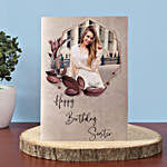 Personalised Happy Birthday Greeting Card For Sister