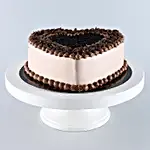 Delicious Heart Shaped Chocolate Cake- Half Kg