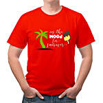 Summer Mood Unisex Red T-Shirt- XL