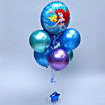 Disney Princess Ariel Theme Balloon Bouquet
