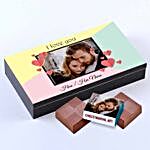 I Love U Personalised Chocolate Box- 6 Pcs