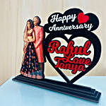 Personalised Anniversary Couple Cutout Table Top