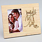 Personalised Made With Love Photo Frame
