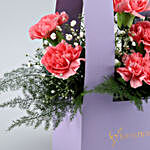 Lovely Pink Carnations Gift Arrangement