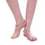 Gold Color Kundan Anklet
