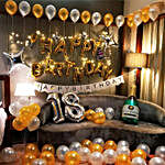 Birthday Sparkling Balloon Decor