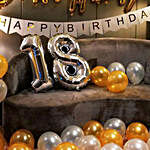 Birthday Sparkling Balloon Decor