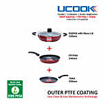 UCOOK Non-Stick Aluminium Cookware Set
