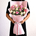 Admire The Beauty Roses Bouquet & Ferrero Rocher Box
