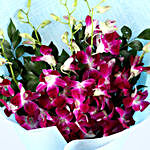 Heartfelt Feelings Orchids Bouquet & Celebrations Box