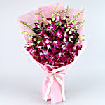 Splendid Love Orchids Bouquet & Celebrations Box