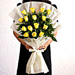 Vibrant Feelings Roses Bouquet & Celebrations Box