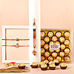 Sneh Family Rakhi Set & Ferrero Rocher Box