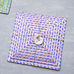 Handmade Pyramid Personalised Photo Album- Pink N Purple