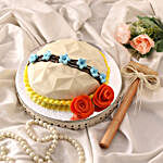 Gems Filled Floral Pinata Cake- 1 Kg