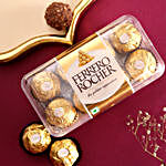 Sneh Golden Pearls Rakhi N Ferrero Rochers
