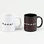 Friends Theme Personalised Mug Set Hand Delivery
