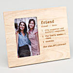 Personalised Friendship Day Special Frame