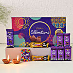 Diwali Wishes Cadbury Celebrations N Diya Combo