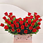 Ravishing 40 Red Roses Box Arrangement