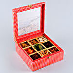 Red Square Dry Fruits Box