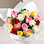 Blooming Mixed Roses Bouquet