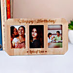 Personalised Birthday Wooden Photo Frame