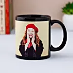 Black Photo Mug Personalized