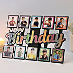 Personalised Birthday Wishes Multi Photo Frame