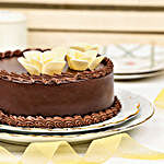 Flowery Chocolate Cream Cake 1 Kg