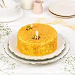Honey Bee Butterscotch Cake- 1 Kg Eggless