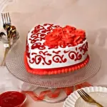 Rosy Heart Chocolate Cake- 2 Kg
