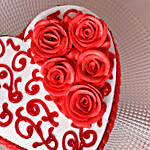 Rosy Heart Chocolate Cake- 2 Kg