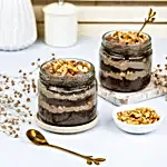 Yummy Choco Walnut Cake Jar Set of 2