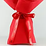 Confetti Of Love Red Color Roses Flower Bouquet