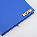 Personalized Blue Notebook