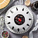 Black Forest Designer Cake- Eggless Half Kg