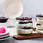 Blueberry Cream Cake Jar Eggless Set of 2
