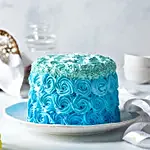 Blue Roses Designer Chocolate Cake 1 Kg