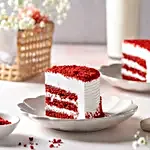 Red Velvet Fresh Cream Cake 1kg Eggless