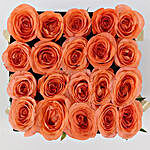 Elegant Box Of Orange Roses