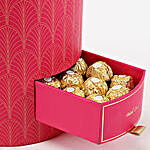 Stylish Box Of Yellow Roses & Chocolates